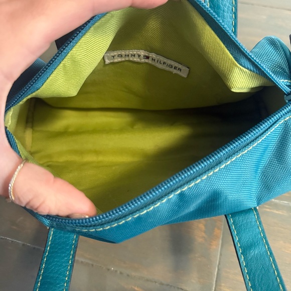 Y2K Tommy Hilfiger Teal Mini Handbag - NWOT - Picture 8 of 11
